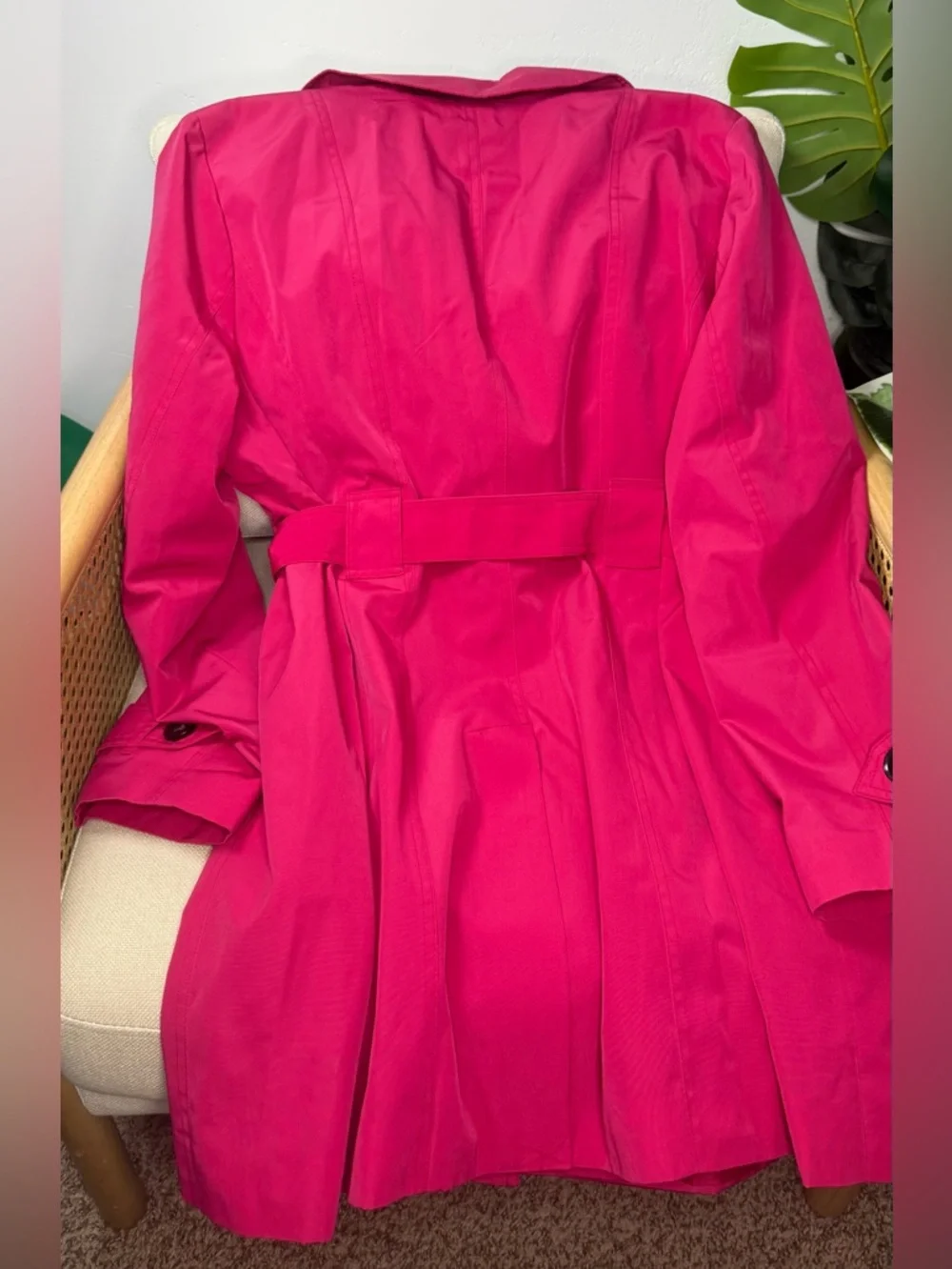 London Fog Water-Repellent Trench Coat Size XL - Picture 3 of 6